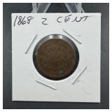 1868 U.S. Two-Cent Piece