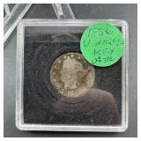 1886 Liberty Head V Nickel - Key Date - In Case