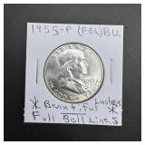 1955 Franklin Silver Half Dollar
