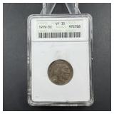 1919 Buffalo Nickel - Soap Box - Graded VF35