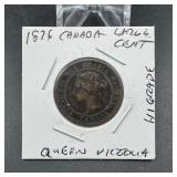 1876 Canada Large Cent - High Grade