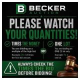 PLEASE watch your quantities - make sure you know