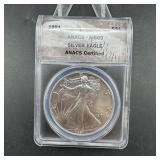 1991 American Silver Eagle - ANACS MS69