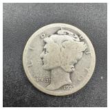 1923 Mercury Silver Dime