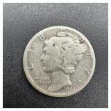 1943-D Mercury Silver Dime