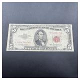 1953-A $5 Red Seal Note