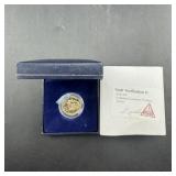 Gold-Plated Louisiana Purchase Nickel - In Case