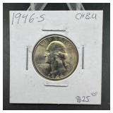 1946-S Washington Silver Quarter