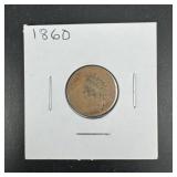 1860 Indian Head Cent