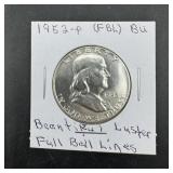 1953 Franklin Silver Half Dollar