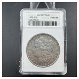 1896-O Morgan Silver Dollar - Cleaned - Soap Box -