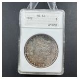 1902 Morgan Silver Dollar - Soap Box - Graded MS63