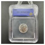 1960 Roosevelt Silver Dime - Brilliant Uncirculate
