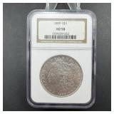 1899 Key Date Morgan Silver Dollar - Graded AU58