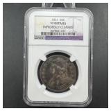 1831 Capped Bust Half Dollar - Graded VF Details