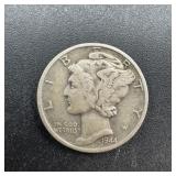1944 Mercury Silver Dime