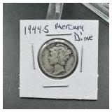 1944-S Mercury Silver Dime
