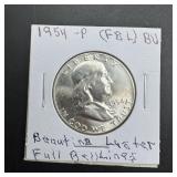 1954 Franklin Silver Half Dollar