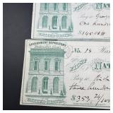 1869 National Bank of Washington Check