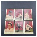 Six 1915 Cracker Jack Replica Baseball Cards ï¿½ Ty