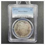 1879-S Morgan Silver Dollar - PCGS MS64