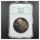 1880-S Morgan Silver Dollar - Graded MS65 Prooflik