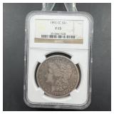 1892-CC Morgan Silver Dollar - Graded F15