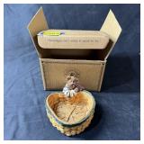 Boyds Knotley Loose Buttons Bear with Basket Figur
