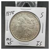 1878-S High-Grade Morgan Silver Dollar