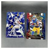 Two Terrance Ferguson Numbered Rookie Football Car
