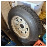 16" Spare Tire with 5-Lug Rim