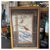 Cardinal Print Signed by Derek Hansen