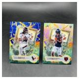 Two 2026 Topps Resurgence Voltaic Football Cards