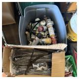 Large Tote of Spray Paint, Paint Supplies, Fuel St