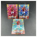 Three Xavier Worthy 2026 Topps Resurgence Numbered