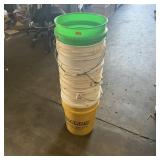 Six 5-Gallon Utility Buckets