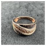 FCN 925 Rose Gold Ring - 4.1g