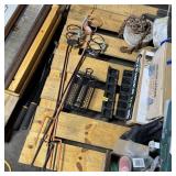 Fishing Rod Rack, Bird Feeder Poles & Metal Holder