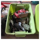 Tote of Power Tools, Skil Belt Sander & Supplies