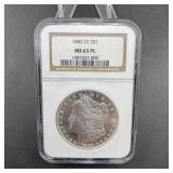 1882-CC Morgan Silver Dollar - MS63 PL