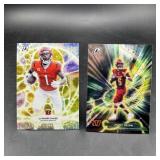 Two 2026 Topps Resurgence Football Inserts