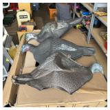 Three Turkey Decoys
