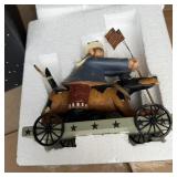 Williraye Studio Patriotic Cart Figurine