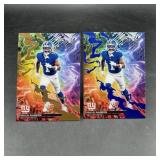 Two Malik Nabers Topps Resurgence Circuit Breakers