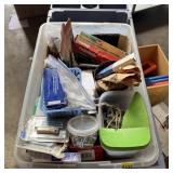 Large Tote Of Hardware - Bolts, Screws, Nuts & Mor
