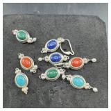 4-Piece 925 Silver Coach Bracelet - 21.2g