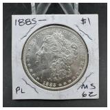 1885 Morgan Silver Dollar