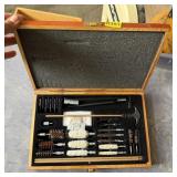 Outers Universal Gun Cleaning Kit In Wooden Case