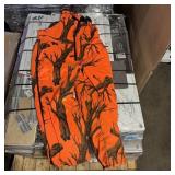 Field & Stream Blaze-Orange Camo Hunting Bibs - Si