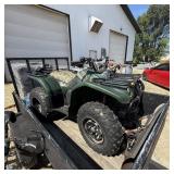 Yamaha Big Bear 4x4 ATV with Snowplow